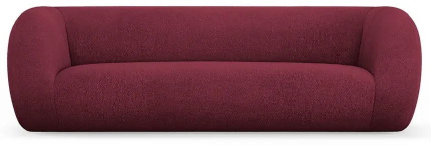 Borvörös buklé kanapé 230 cm Essen – Cosmopolitan Design