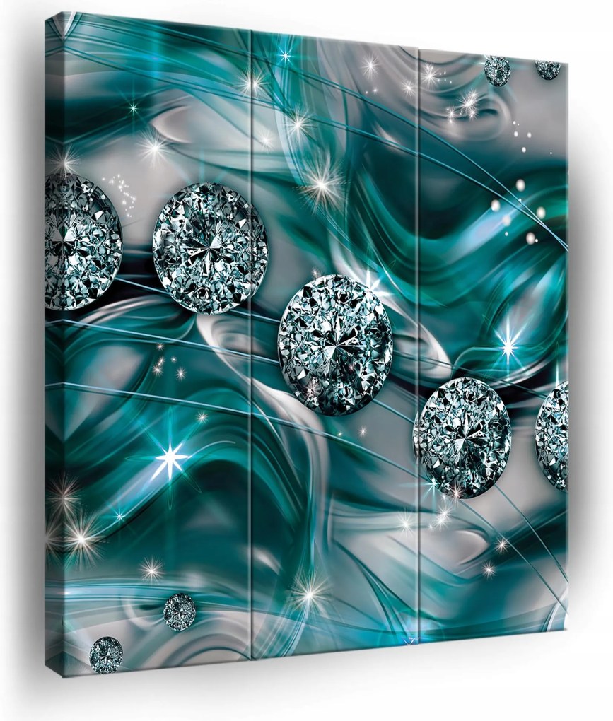 Vászonkép Absztrakt Falikép 3 Részes Triptichon Hálószoba Nappali 90x100