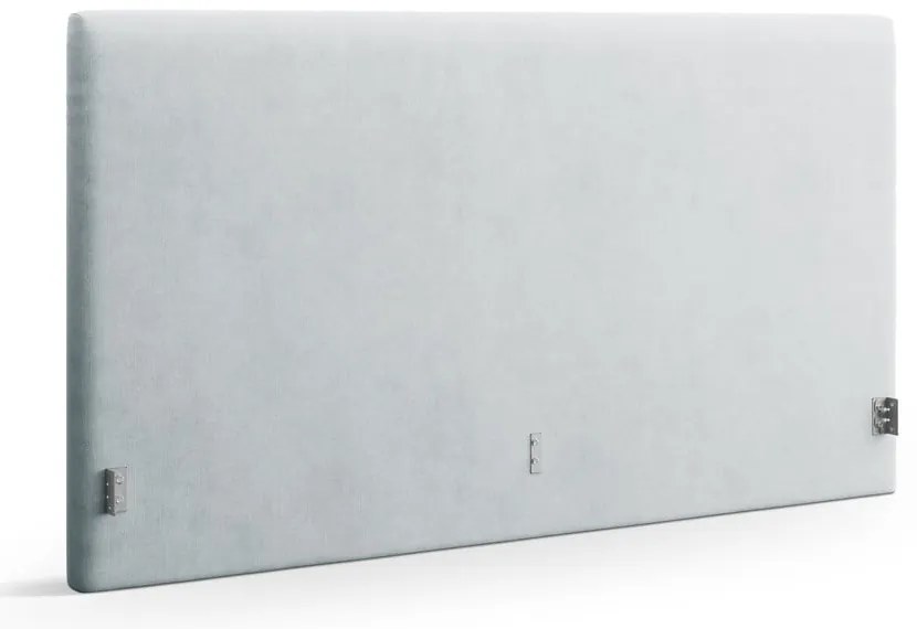 Világosszürke kárpitozott ágytámla 190,5x100 cm Remo – Micadoni