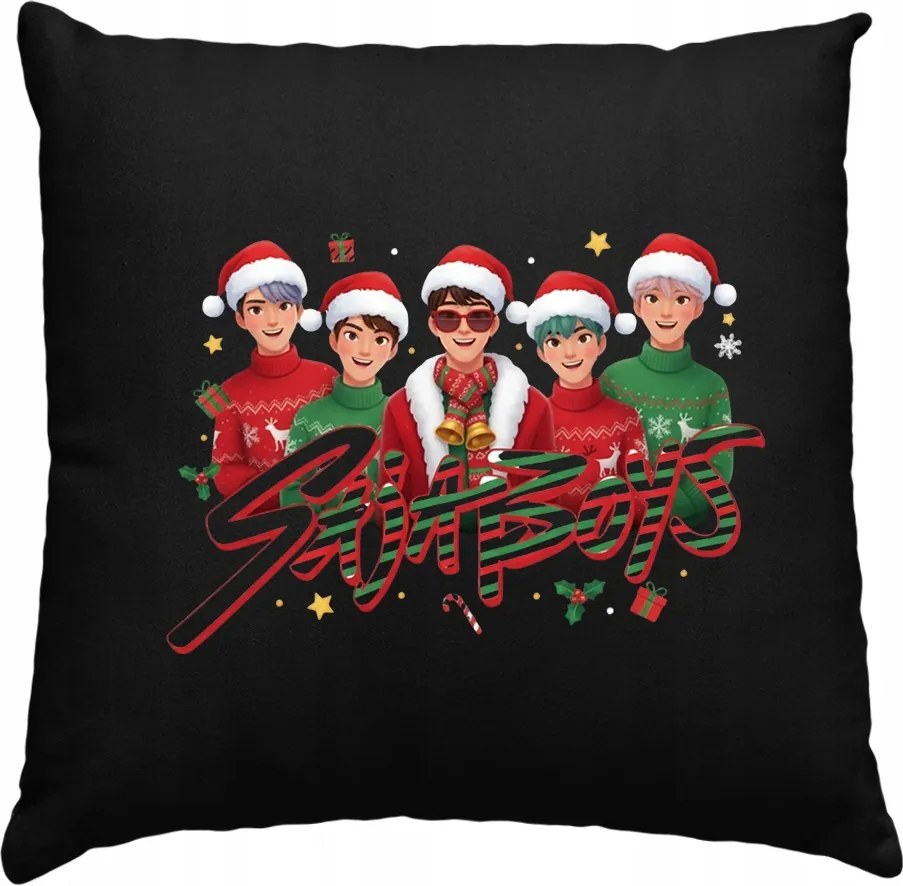 Saja Boys Ajándék párna, fekete