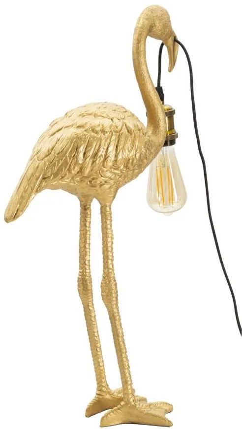 Asztali lámpa flamingó 37x19x59cm