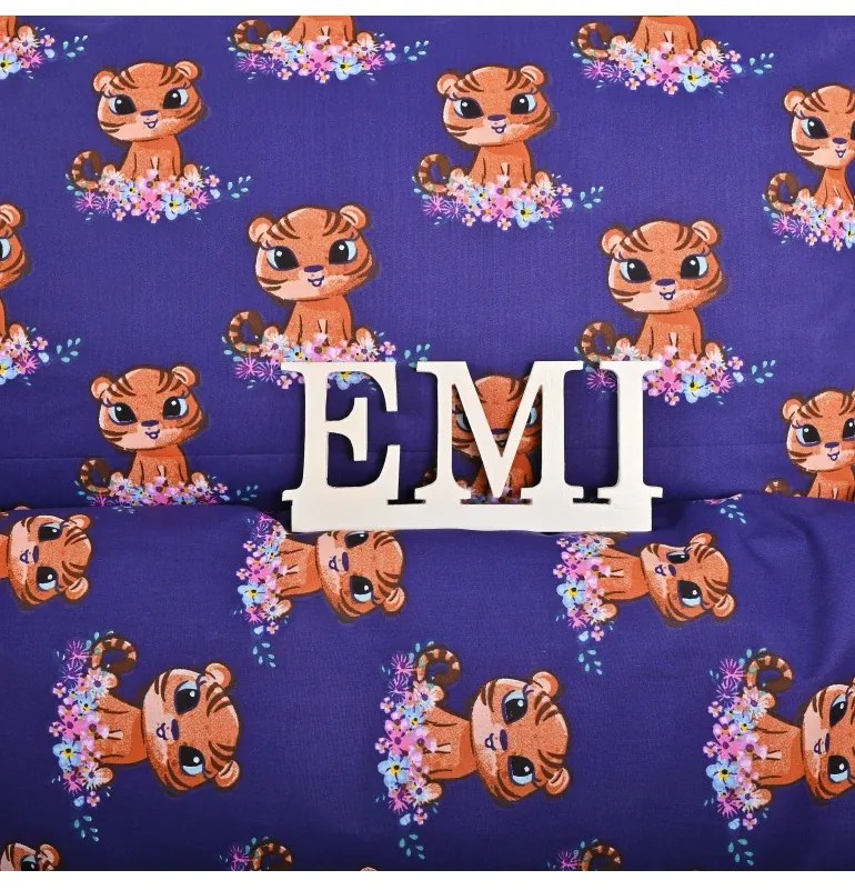 EMI Tigris gyermek ágyneműhuzat, Gyerekgarnitúra 90x130 + 45x65