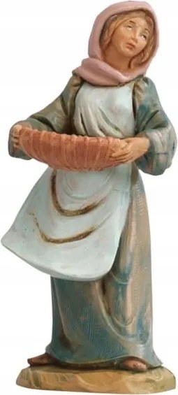 Fontanini figura- Nő olívabogyóval- 12cm magas figurákhoz