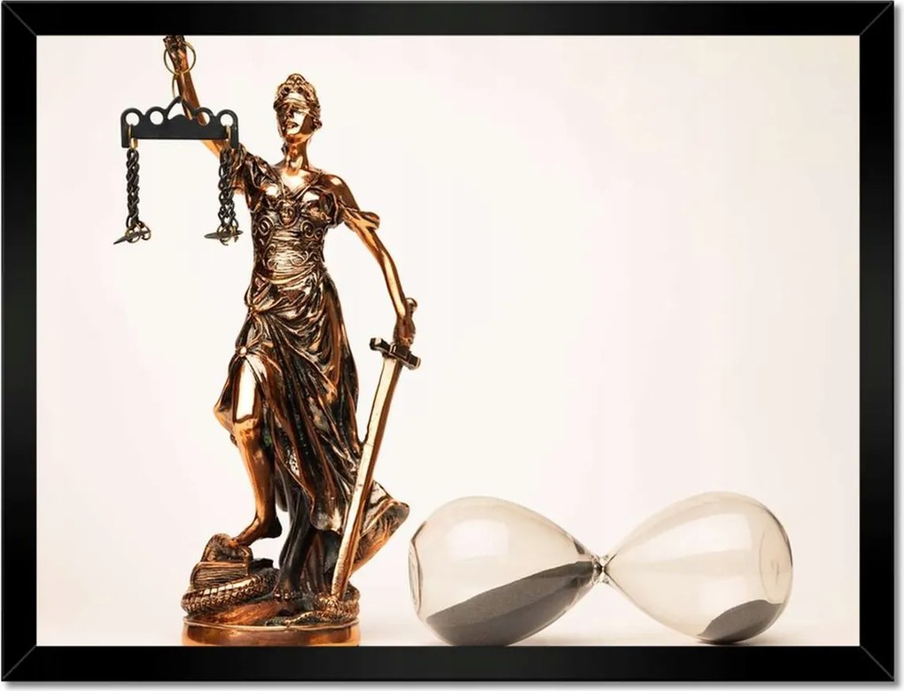 Poszterek keretben 40x30 Temida jobb szimbólum