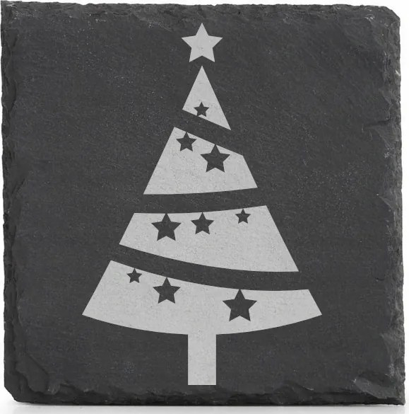 Kő alátét x4 Bögre Karácsonyfa Ajándék