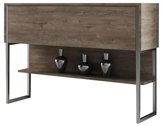 Komód Luxe - Silver, Walnut