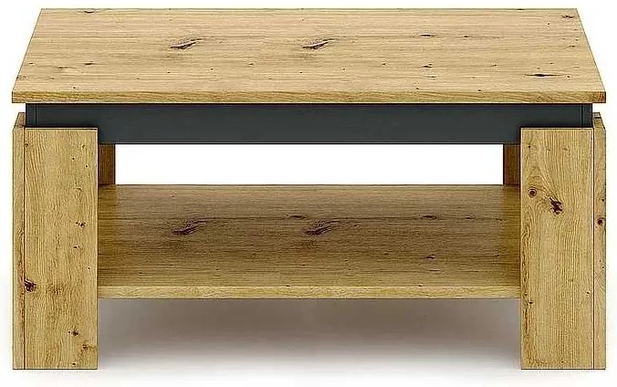 Hudson B dohányzóasztal, artisan tölgy / antracit