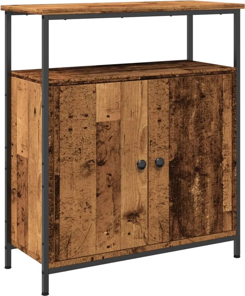 vidaXL antik fa színű szerelt fa tálalószekrény 70 x 30 x 80 cm