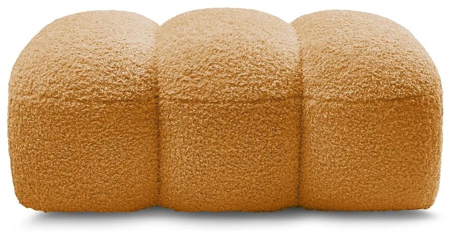 Mustársárga buklé lábtartó Hippolyte – Bobochic Paris