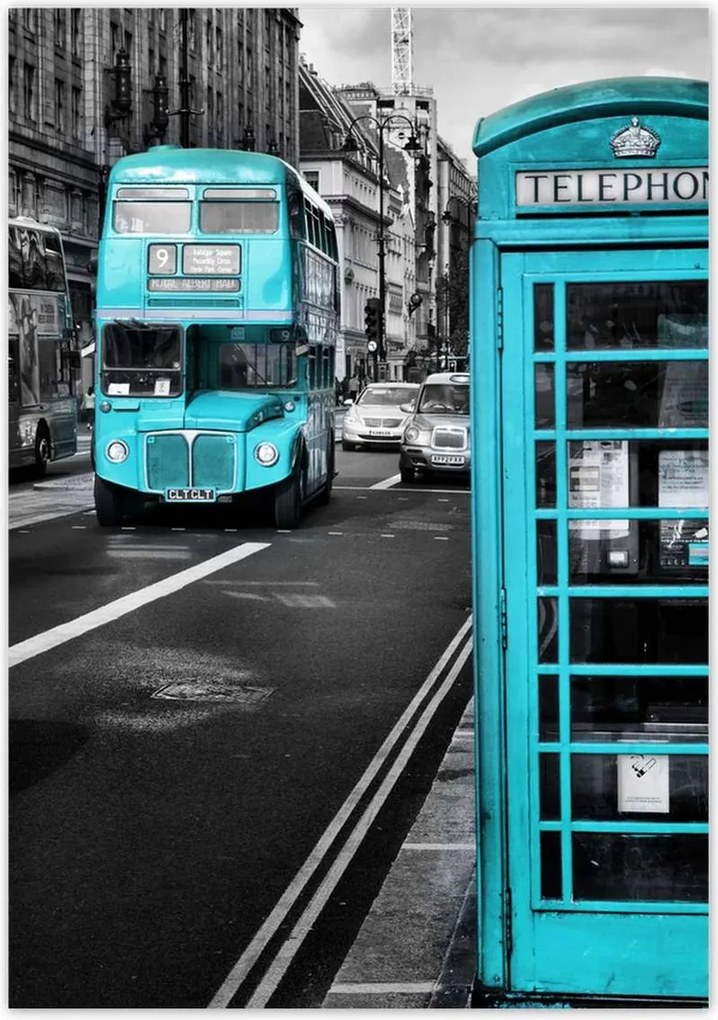 Poszterek 70x100 Türkiz fülke Lol