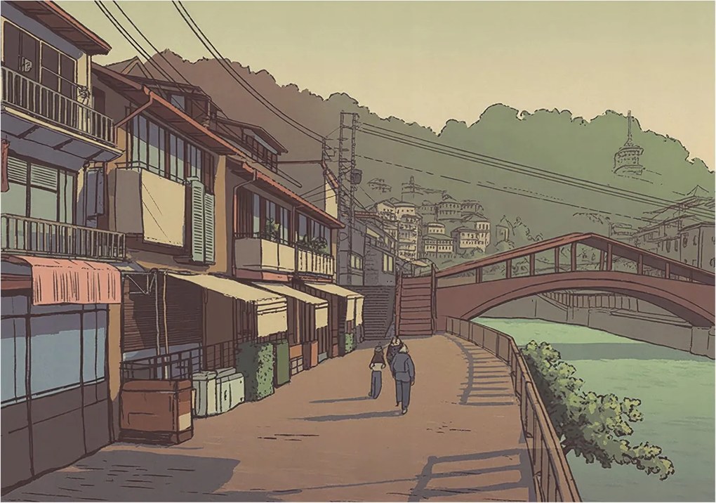 Fotó Fali tapéta Falikép Pasztell táj 208x146 Ragasztó