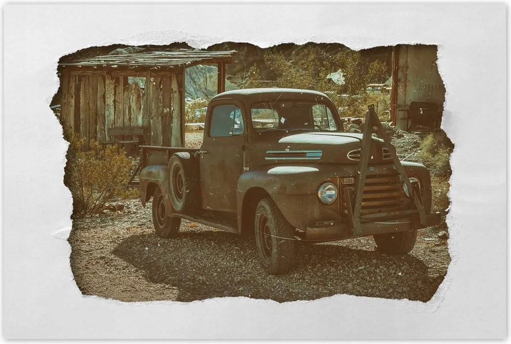 Poszterek 120x80 Amerikai teherautó