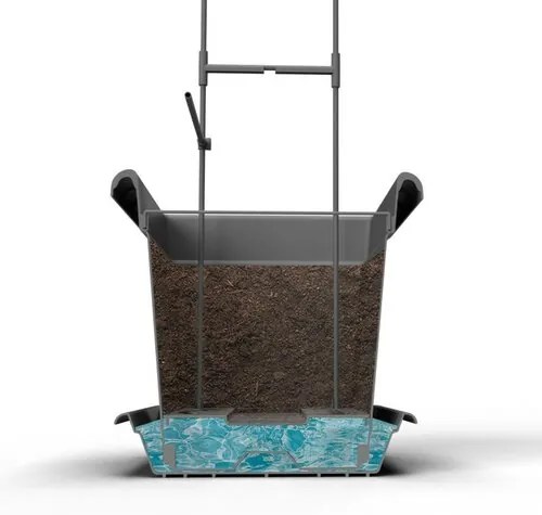 Gardenico Magnus virágláda, terrakotta 100 cm, 100 cm