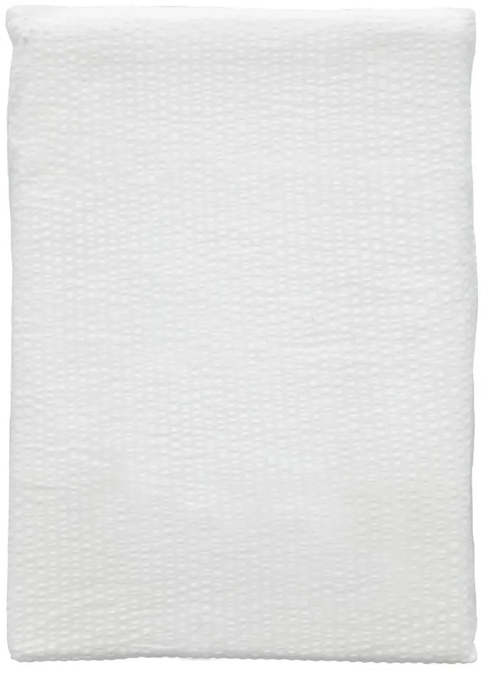 Fehér bio pamut ágyneműhuzat 200x140 cm Wave Optical - Södahl