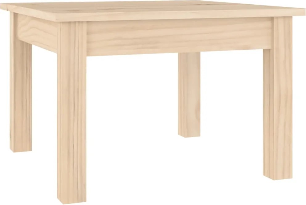 vidaXL tömör fenyőfa dohányzóasztal 45 x 45 x 30 cm