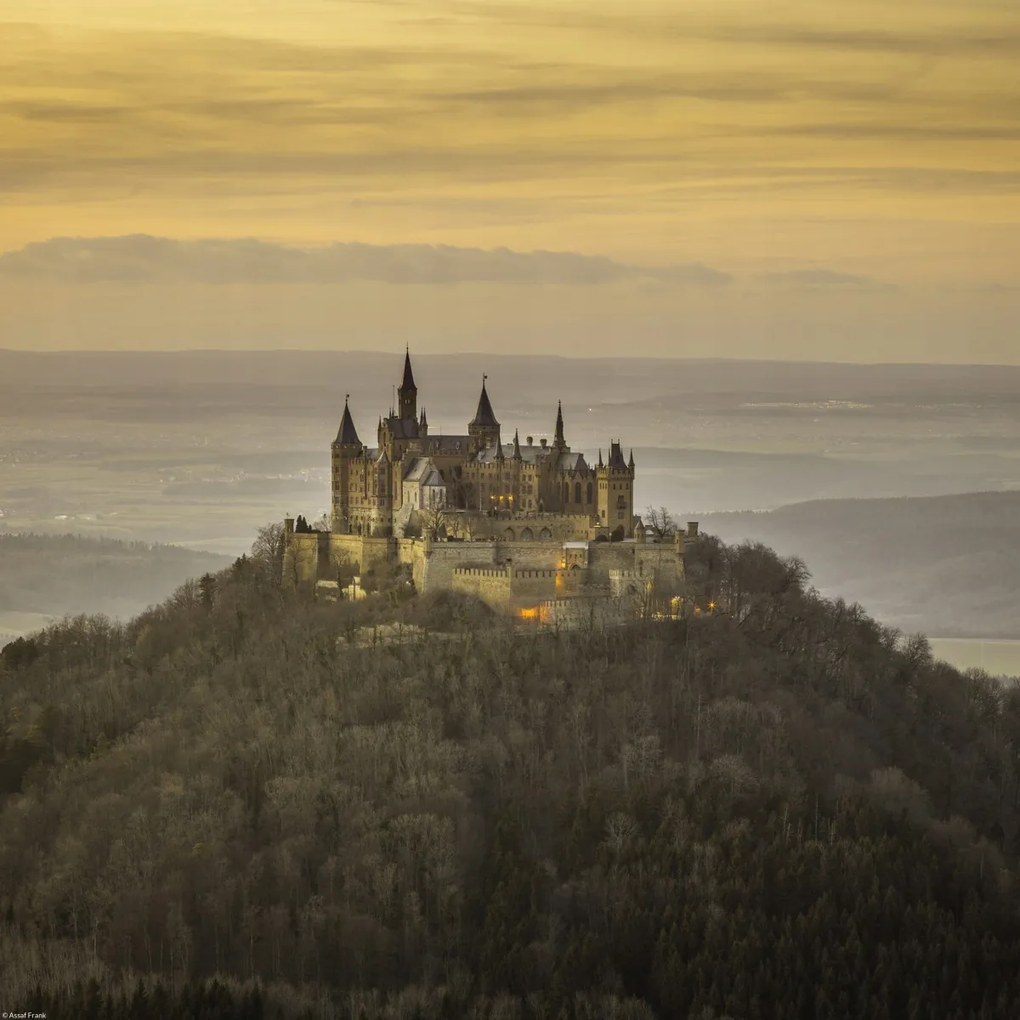 Poszter 40x40cm Hohenzollern kastély, Assaf Frank