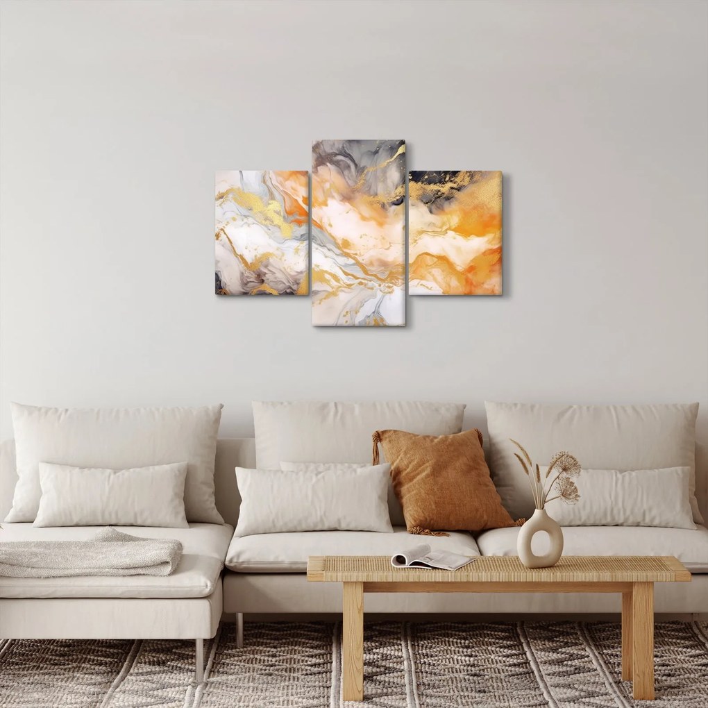 Kép - Márványozott háttér (90x60 cm)