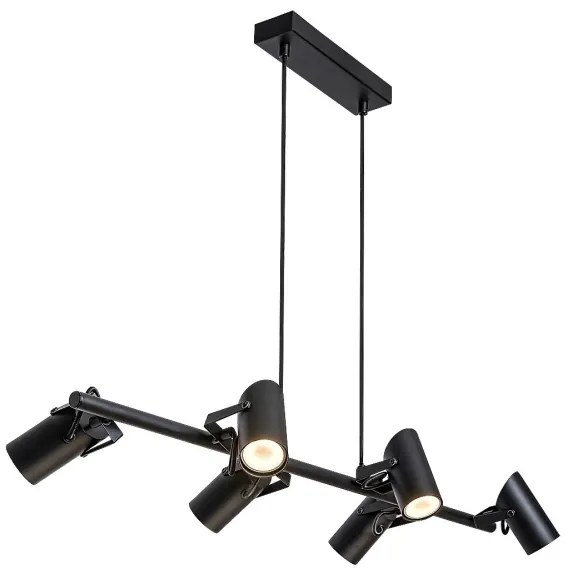 Rabalux 73045 - Csillár zsinóron MAXIMILIAN 6xGU10/25W/230V