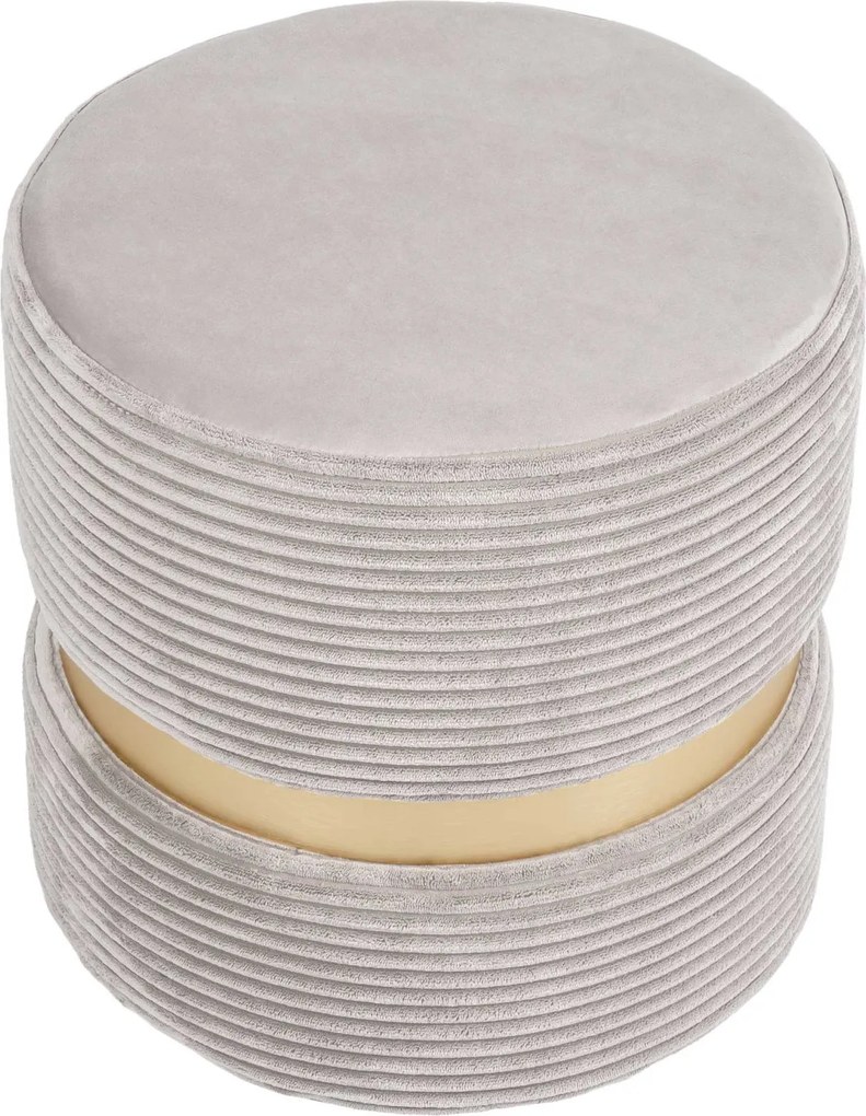 Ring puff - arany gyűrű - L06 - krém bársony R