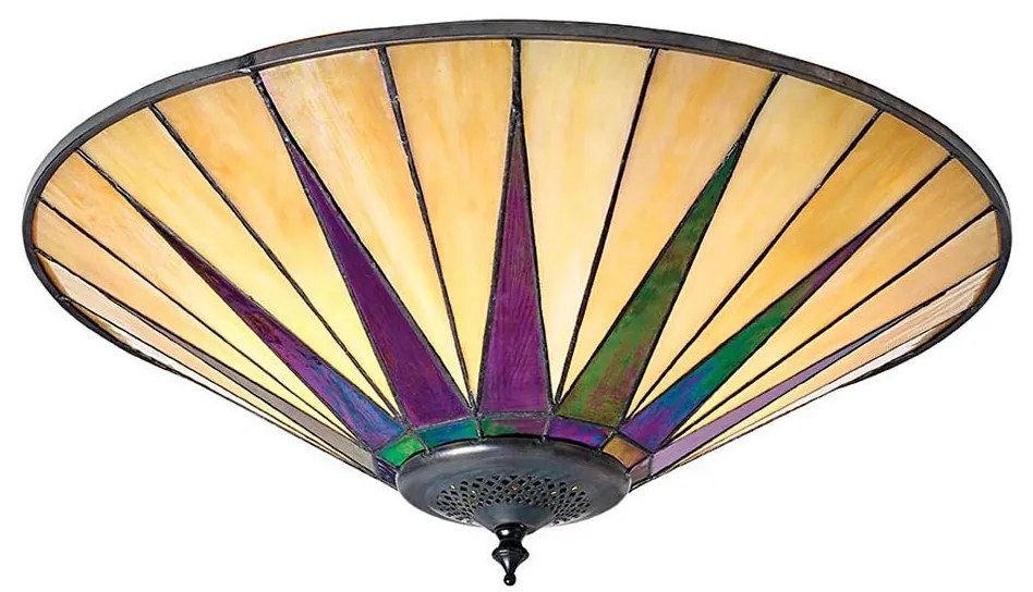 Endon 70240 - Tiffany DARK STAR mennyezeti lámpa 2xE27/40W/230V átm. 49 cm