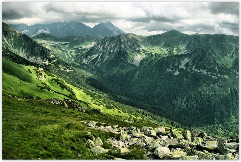 Poszterek 120x80 Tátra Lengyel hegyek Kilátás