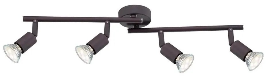 GLOBO 57382-4L - LED Spotlámpa OLIWA 4xGU10/3W/230V fekete