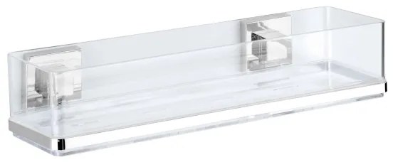 WENKO 22685100-VACUUM-LOC QUADRO ED polc 38,5x14,5 cm ezüst/fényes króm