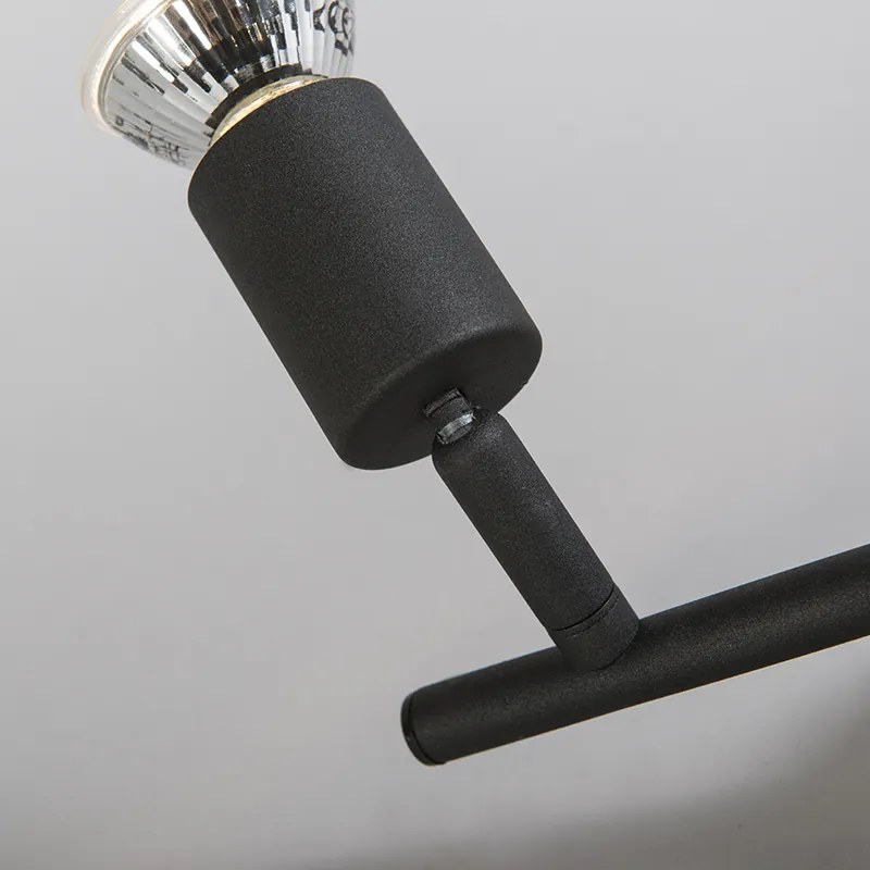 Ipari spotlámpa fekete dönthető 2 lámpás - Jeany