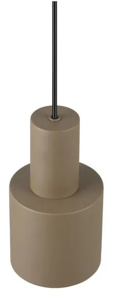 Sötétbarna függőlámpa fém búrával ø 12 cm Agudo – Trio