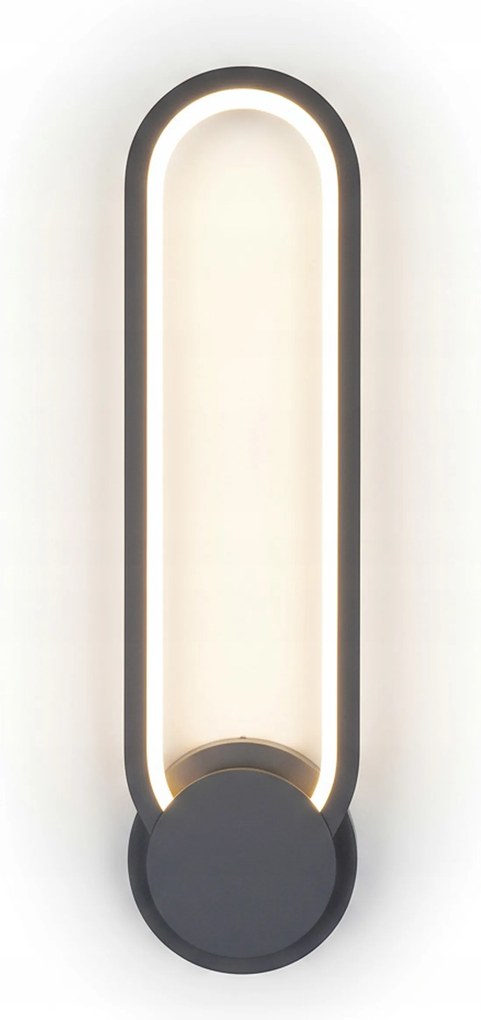 Horoz Beltéri Led fali lámpa Always-w 12W 700lm 4000K Fekete