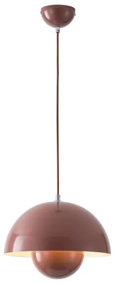 Zsinóros függőlámpa JARDEN 1xE27/15W/230V barna