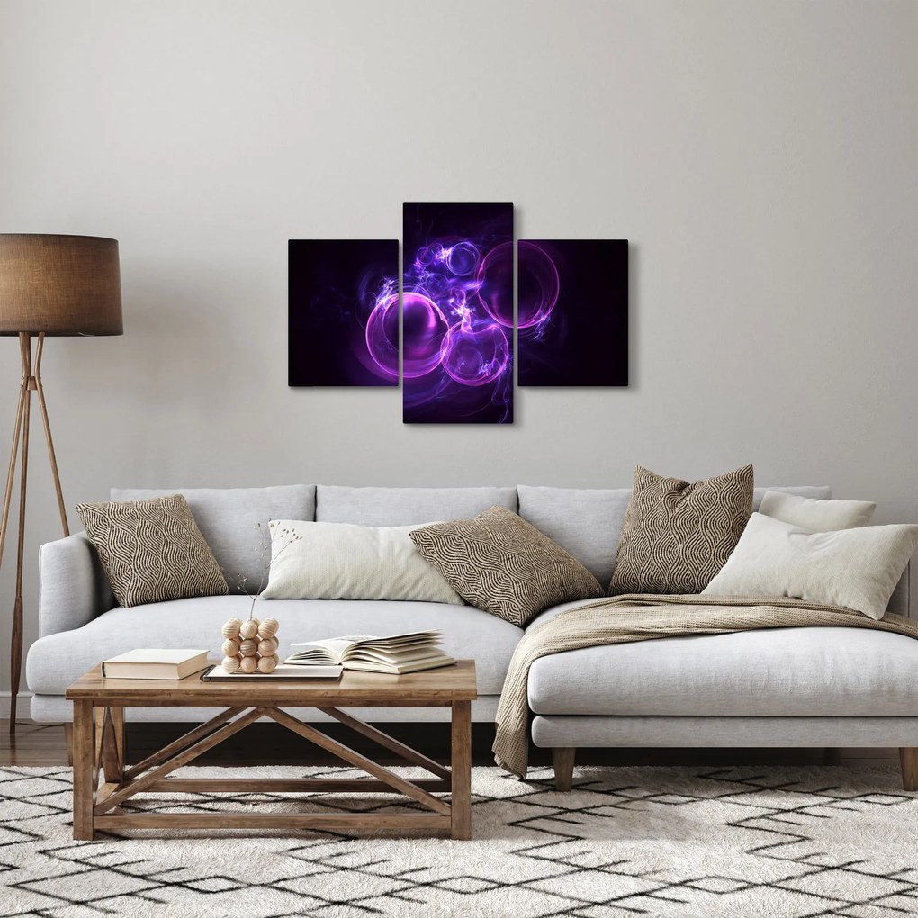 Absztrakt kép buborékok (90x60 cm)