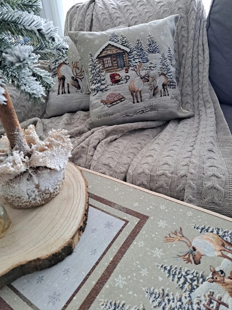 Párnahuzat téli díszítéssel 970