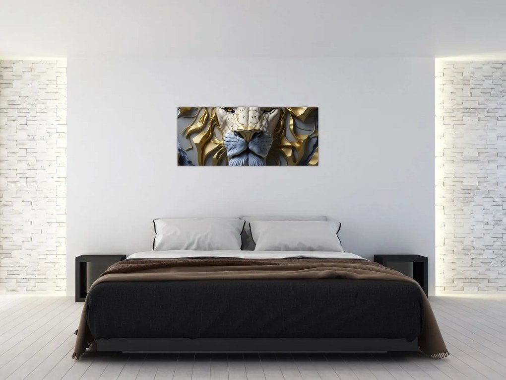 Kép - Oroszlánfej (120x50 cm)