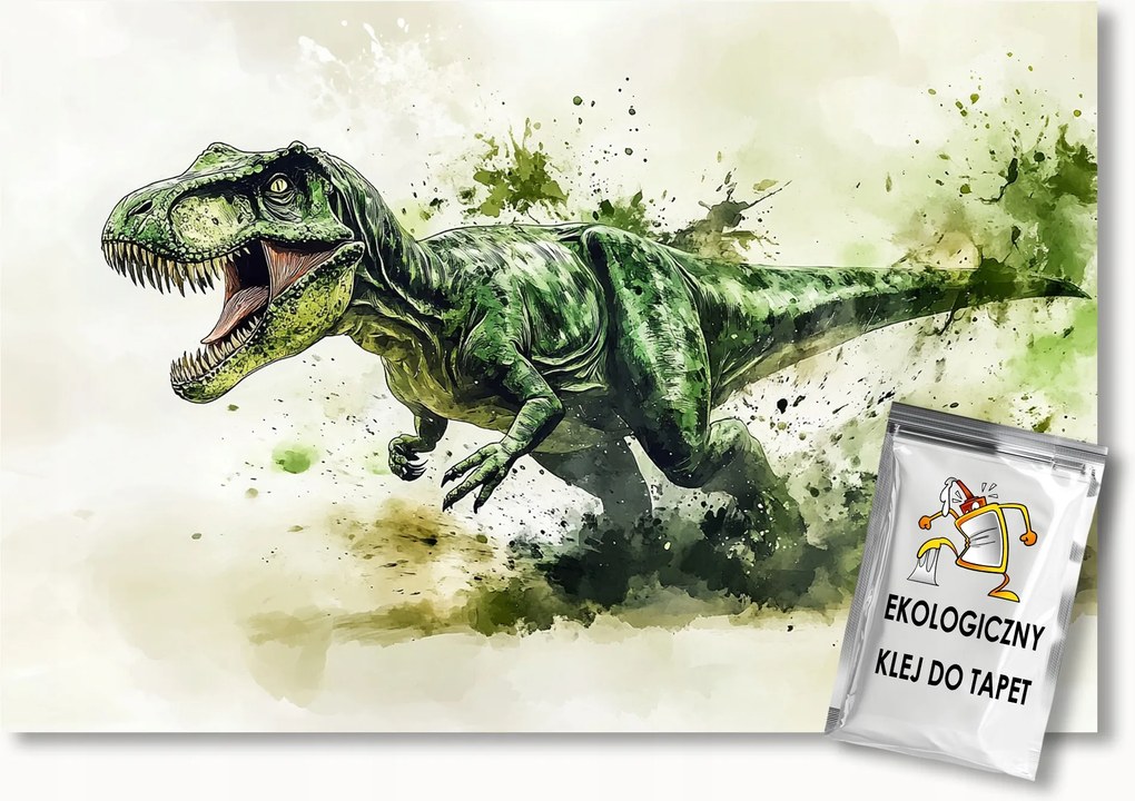 Fotótapéta Flizelina Gyerekek Dinoszaurusz T-rex Tyrannosaurus Splash 250x175 ragasztó