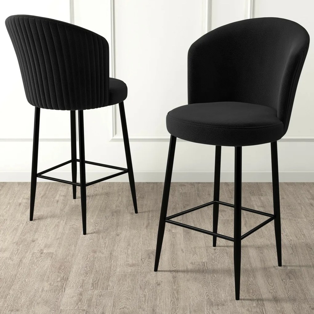 Alte Black bárszék szett, 2 db, 2 db