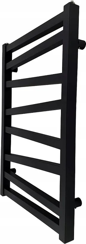 Fürdőszobai Radiátor Létra Fekete 47CM Inox 80/50 Lengyel Gyártó