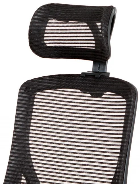 Ka-a186 Scaun pivotant de birou modern negru