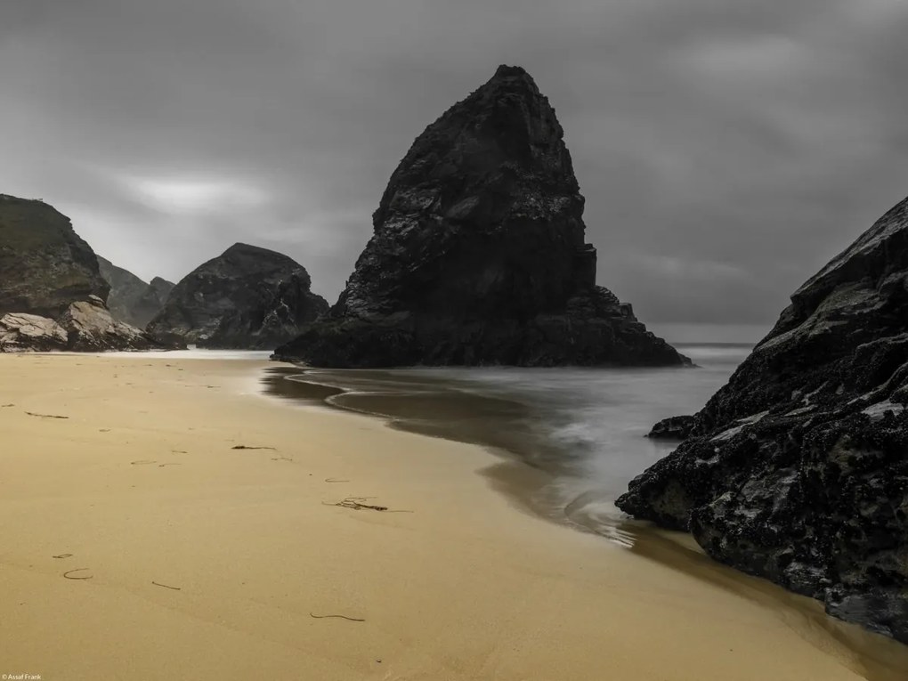 Poszter 40x30cm Bedruthan Steps Cornwall tengerpart 2, Assaf Frank