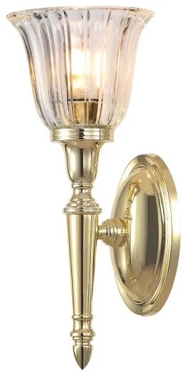 Elstead BATH-DRYDEN1-PB-LED Fürdőszobai fali lámpa DRYDEN 1xG9/3W/230V IP44 arany