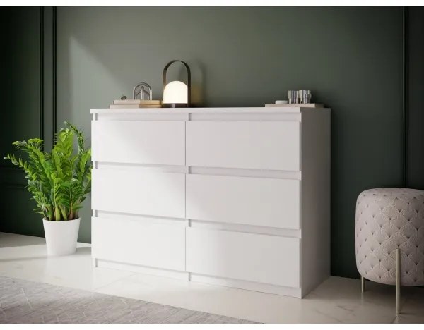 MAO fehér fiókos komód