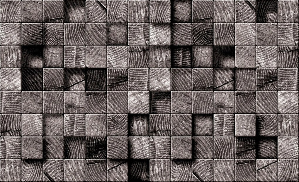 Fotótapéta Fa 3D vinil textúra Árnyék 368x254 rusztikus loft stílus +ragasztó