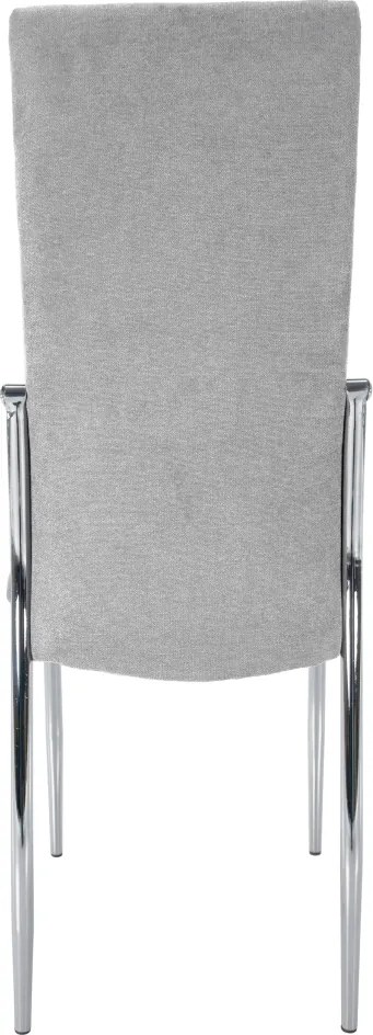 Szék, szürke szövet/fém, ADORA 2 NEW