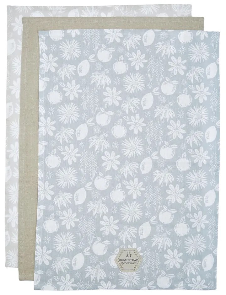 Pamut konyharuha szett 3 db-os 45x65 cm Homestead – Cooksmart ®