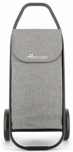 Rolser Com Tweed 8 Black Tube kerekesbevásárlótáska, szürke