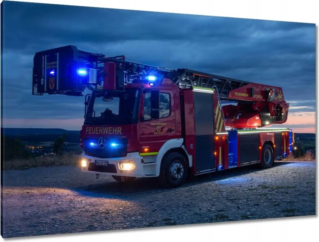 Képek 120x80 Tűzoltóautó a jelzésen