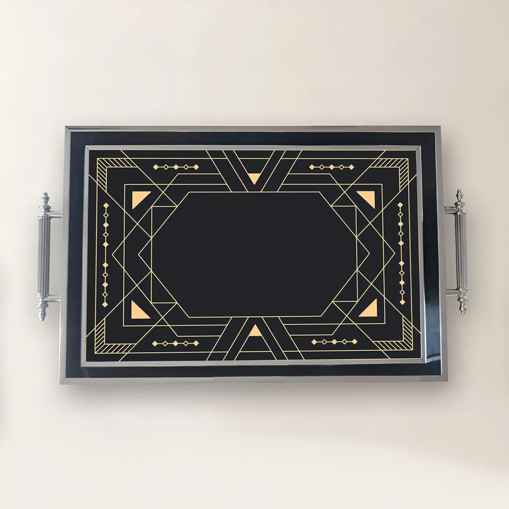 Üveg tálca, 38×24 cm – TPG9912