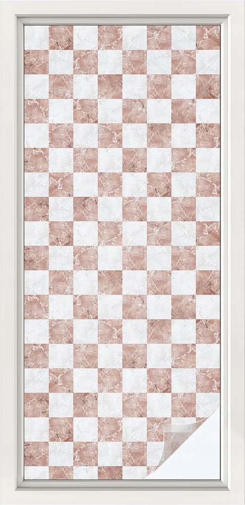 Szélvédőfólia Adatvédelem Klasszikus sakktábla 50x116 cm