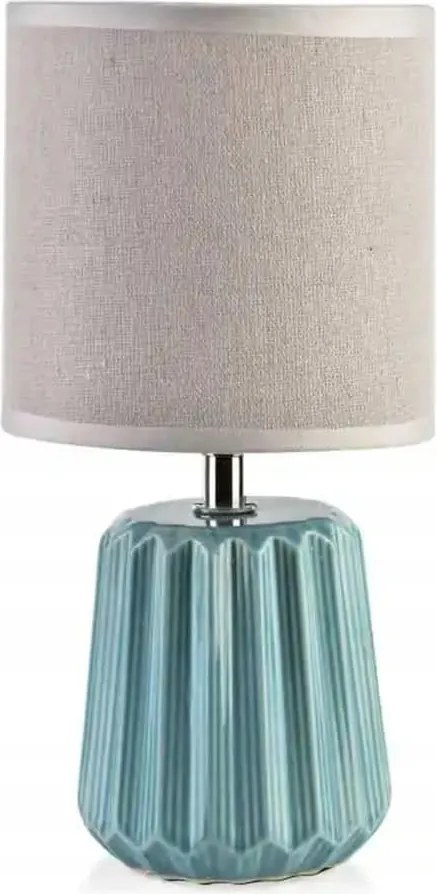 Leti türkizkék klasszikus éjjeli asztali lámpa