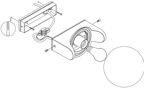 Eglo 99572 - Kültéri fali lámpa RUBIO 1xE27/15W/230V IP44